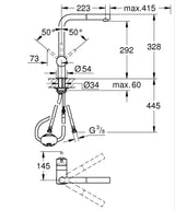 MINTA 1-HANDLE KITCHEN MIXER, L-SPOUT, PULL OUT - GROHE -  ( CHROME - G4 - MINTA - 0x10 mm - 0inchX0.4inch )
