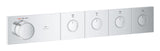 RSH AQUA THERMOSTAT TRIM 4 VALVES SMARTCONTROL - GROHE - (CHROME - GROHE - 0x15 mm -  0inchX0.5inch)