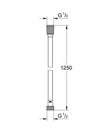 SHOWER HOSE 1250 MM - GROHE -  ( WARM SUNSET - G5 - GROHE - 0x15 mm - 0inchX0.5inch )