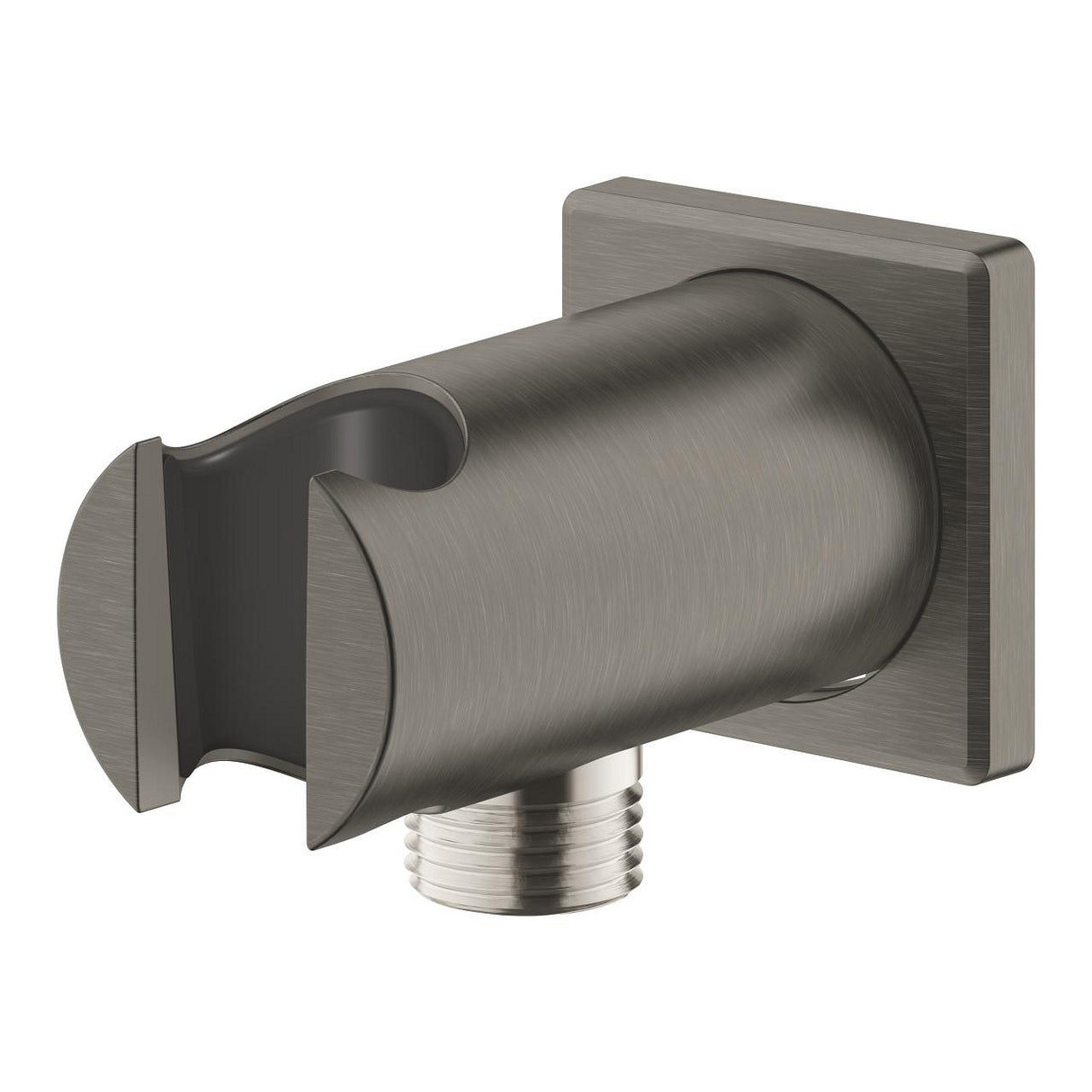 RAINSHOWER SHOWER OUTLET ELBOW 1/2 INCH WITH HOLDER - GROHE - (BRUSHED HARD GRAPHITE - G5-RAINSHOWER - 0x15 mm -  0inchX0.5inch)