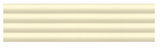 FLUTE CHALK YELLOW 10MM - COLORTILE -  (  - FLUTE MATT - 300x75 mm - 12inchX3inch )
