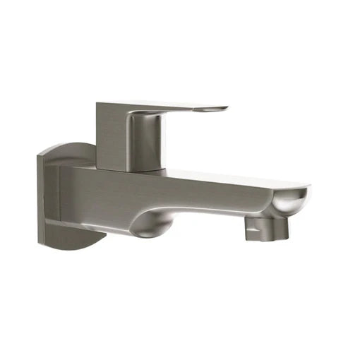 BIB COCK WITH WALL FLANGE - JAQUAR FAUCETS - (STAINLESS STEEL - KUBIX PRIME - 0x0 mm - 0inchX0inch)