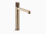 COMPONENTS TALL SINGLE CONTROL LAVATORY FAUCET - KOHLER LUXURY -  ( VIBRANT BRUSHED BRONZE - LUXURY - 0x15 mm - 0inchX0.5inch )