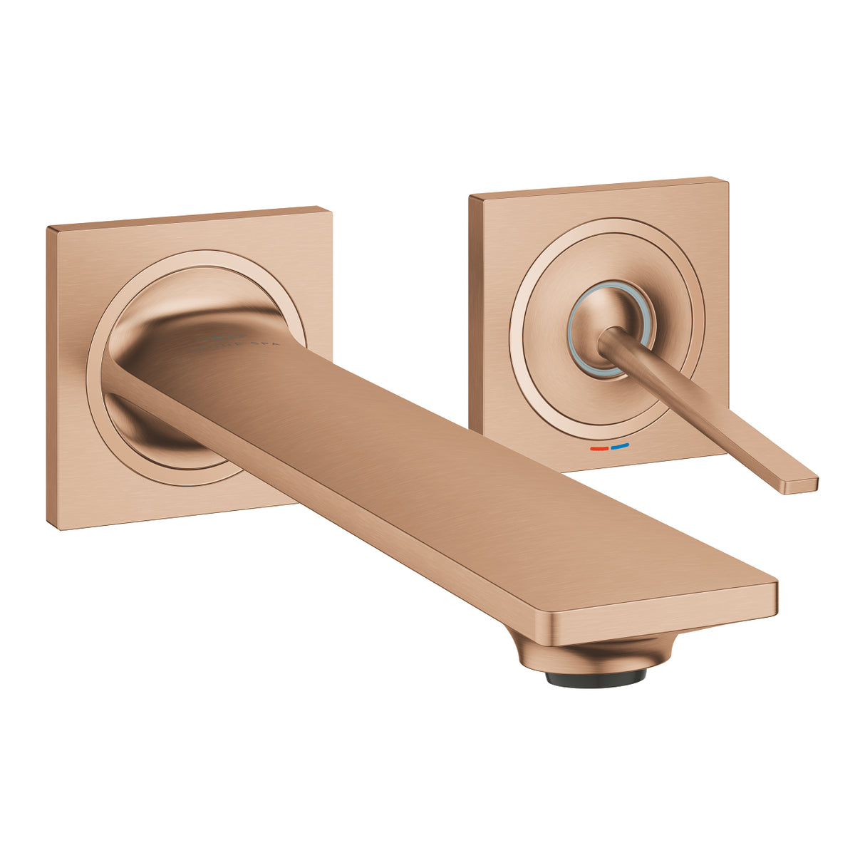 ALLURE 2-HOLE, 1-HANDLE WALL-MOUNT BASIN MIXER, M SIZE - GROHE - (BRUSHED WARM SUNSET - G5 - ALLURE - 0x15 mm -  0inchX0.5inch)