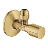 ANGLE VALVE 1/2INCH X 3/8INCH - GROHE -  ( COOL SUNRISE - G5 - ANGLE VALVES NEUTRAL HANDLE - 15x10 mm - 0.5inchX0.4inch )