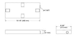 STEAM GENERATOR DRAIN PAN SMALL - KOHLER LUXURY -  (  - LUXURY - 0x2000 mm - 0inchX80inch )