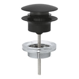 WASTE SET WITH PUSH-OPEN PLUG - GROHE -  ( PHANTOM BLACK - G4 - GROHE - 0x15 mm - 0inchX0.5inch )