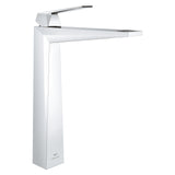 ALLURE BRILLIANT TABLE-MOUNTED SINGLE-LEVER BASIN MIXER WITH BRAIDED PIPES XL-SIZE - GROHE - ( CHROME - G5 - ALLURE BRILLIANT - 0x15 mm - 0inchX0.5inch )
