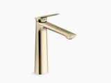 ENGAGE TM TALL PILLAR TAP LAVATORY FAUCET - KOHLER PREMIUM -  ( FRENCH GOLD - PREMIUM - 0x15 mm - 0inchX0.5inch )