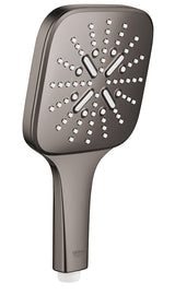 RAINSHOWER SMARTACTIVE 130 CUBE HAND SHOWER 3 SPRAYS W/O HOSE - GROHE -  ( HARD GRAPHITE - G5 - RAINSHOWER - 0x15 mm - 0inchX0.5inch )