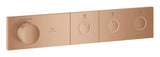 GROHTHERM AQUA TILES THERMOSTAT FOR CONCEALED INSTALLATION WITH 3 VALVES - GROHE - (BRUSHED WARM SUNSET - GROHE - 0x15 mm -  0inchX0.5inch)