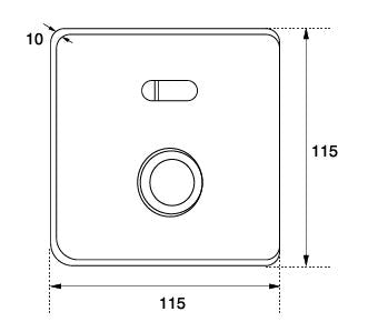 URINAL SENSOR AUTO & MANUAL VALVE - AQUANT - ( GRAPHITE GREY - SENSOR - 0x0 mm - 0inchX0inch )