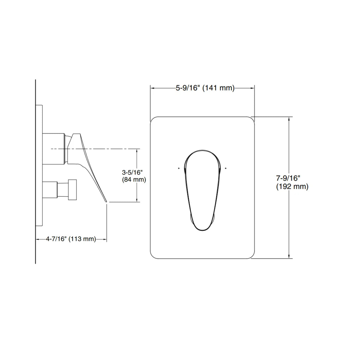 FLUENCE TM AQUA TURBO TM 235 RECESSED NON-THERMOSTATIC BATH AND SHOWER VALVE TRIM - KOHLER PREMIUM -  ( VIBRANT FRENCH GOLD - PREMIUM - 0x15 mm - 0inchX0.5inch )