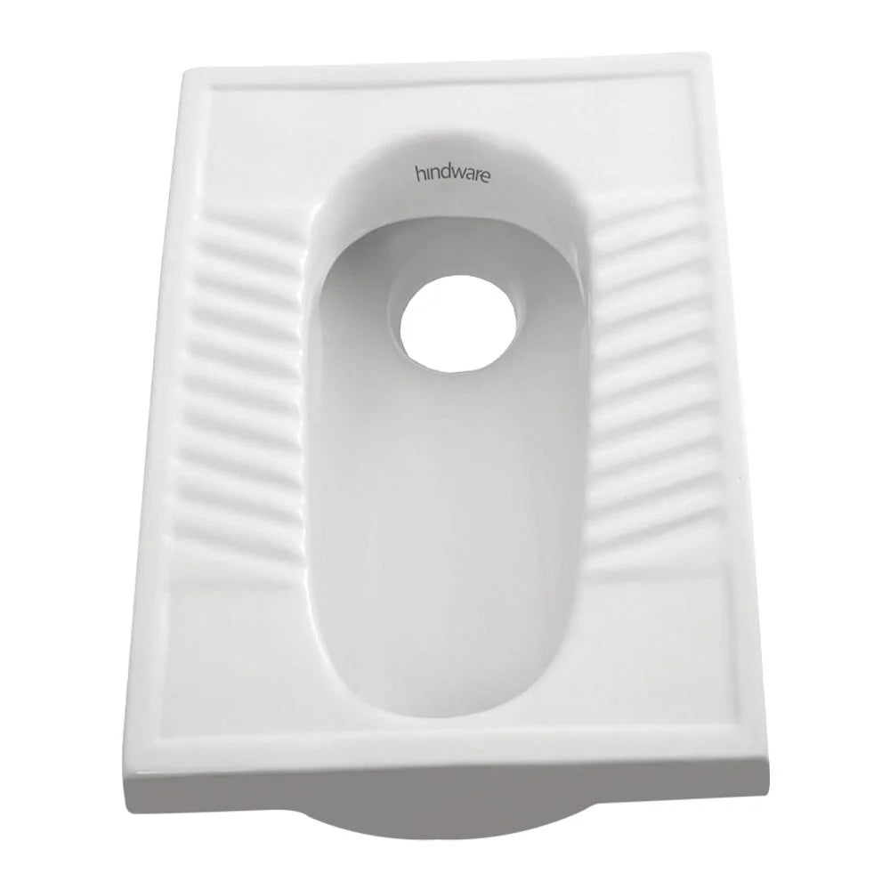ORISSA PAN POPULAR NEO - HINDWARE -  ( STAR WHITE - SQUATTING PANS - 510x410 mm - 20.4inchX16.4inch )