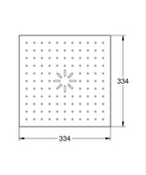 RSH AQUA DUO CEILING SHOWER COVER - GROHE -  (  - G5 - RAINSHOWER AQUA - 0x15 mm - 0inchX0.5inch )