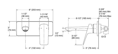 ENGAGE TM WM LAV FAUCET TRIM -  KOHLER PREMIUM - KOHLER PREMIUM -  ( VIBRANT FRENCH GOLD - PREMIUM - 0x15 mm - 0inchX0.5inch )