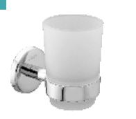 ROUND TUMBLER HOLDER (FULL BRASS) - IPM -  ( CHROME - ACCESSORIES - 0x15 mm - 0inchX0.6inch )