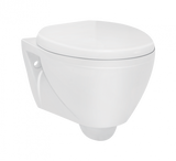 (PRUN) E.W.C W/M LARA W/SEAT COVER ( BOLT DISTANCE 9INCH) - HINDWARE -  ( STAR WHITE - ART - 0x0 mm - 0inchx0inch )