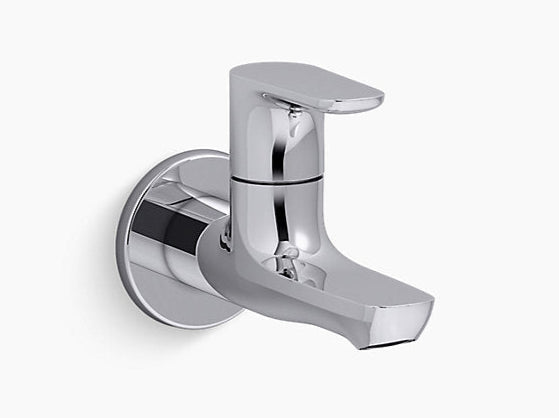 (PRUN)ALEO-1 WAY BIB COCK W/FLANGE - KOHLER POPULAR -  ( POLISHED CHROME - POPULAR - 0x15 mm - 0inchX0.6inch )