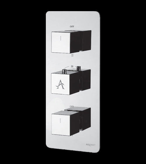 HIGH FLOW THERMO. DIVETER W/6 OUTLET - AQUANT -  ( CHROME -  - 0x0 mm - 0inchx0inch )