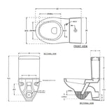 Hindware Etios One Piece Closet-20096 P-150-with Cistern 21056 Combo