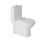 (PRUN) E.W.C ELEGANCE ONE-PIECE S-TRAP 220MM - HINDWARE -  ( STAR WHITE - ITALIAN - 0x0 mm - 0inchx0inch )