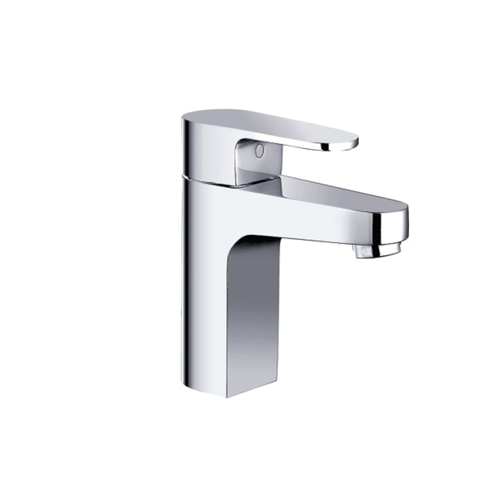 S.L. BASIN MIXER W/BRAIDED PIPES - ACQUAVIVA -  ( CHR - NEO OVAL - 0x15 mm - 0inchX0.6inch )