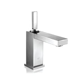 S.L BASIN MIXER SHORT BODY W/BRAID PIPE - ACQUAVIVA -  ( INOX - JOYQUATTRO - 0x15 mm - 0inchX0.6inch )