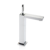 S.L BASIN MIXER LONG BODY W/BRAIDED PIPE - ACQUAVIVA -  ( CHR - JOYQUATTRO - 0x15 mm - 0inchX0.6inch )
