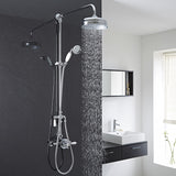 THERMO SHOWER PANEL WITH HAND SHOWER - ACQUAVIVA -  ( BLACK CHROME - FINI - 0x0 mm - 0inchx0inch )