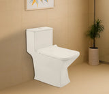 EWC ONE -PIECE TOZZO TOUCHFREE WATER CLOSE SET S-TRAP-220MM SLIM SOFT CLOSE SEAT COVER - HINDWARE -  ( STAR WHITE - TOOZO - 0x0 mm - 0inchX0inch )