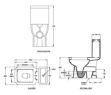 EWC 1 PC ASPIRO (P-180) - HINDWARE -  ( STAR WHITE -  - 650x360x750 mm - 26inchx14.4inchx30inch )