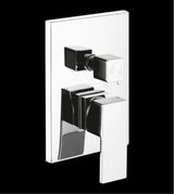 SINGLE LEVER DIVERTER 2 IN 3 OUTLETS - AQUANT - ( CHROME - - 0x15 mm - 0inchX0.5inch )