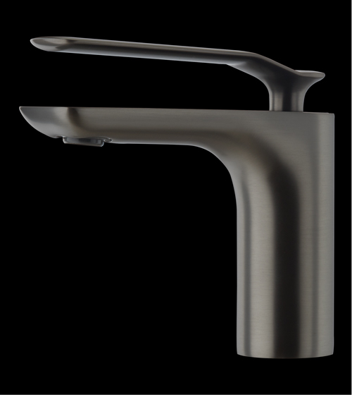 SINGLE LEVER BRASS BASIN MIXER - AQUANT -  ( GRAPHITE GREY - STELLAR SERIES - 0x0 mm - 0inchx0inch )