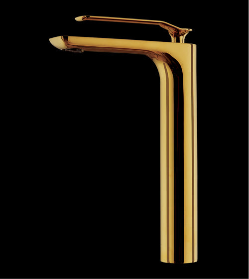 SL TALL BOY BASIN MXR W/PIPES&WASTE COUP - AQUANT -  ( GOLD -  - 0x0 mm - 0inchx0inch )