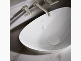 VEIL-TABLE TOP BASIN W/OVER FLOW - KOHLER LUXURY -  ( WHITE - LUXURY - 537x357 mm - 21inchX14inch )