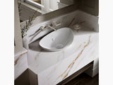 VEIL-TABLE TOP BASIN W/OVER FLOW - KOHLER LUXURY -  ( WHITE - LUXURY - 537x357 mm - 21inchX14inch )