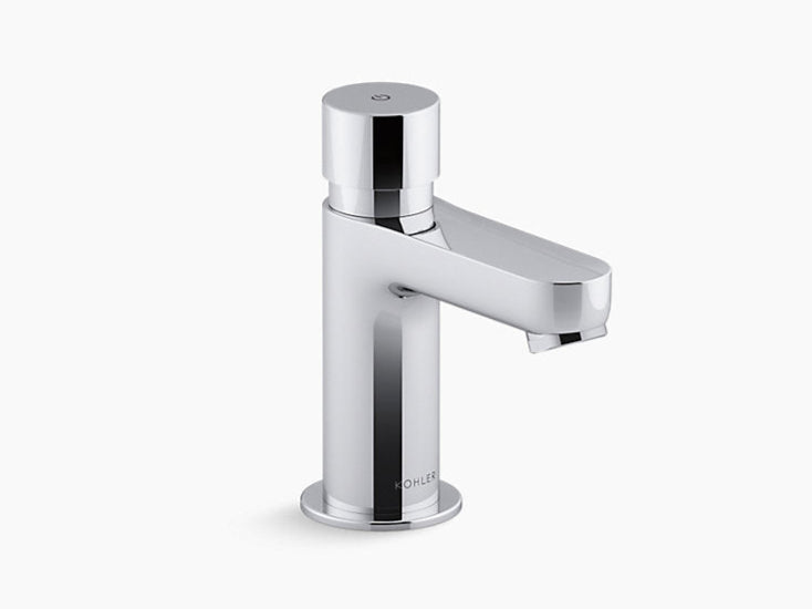 JULY-SOFT PRESS AUTO CLSING PILLAR COCK - KOHLER POPULAR -  ( POLISHED CHROME - POPULAR - 0x15 mm - 0inchX0.6inch )