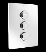 ADD ON CONC.DIVTER W/1IN 3OUTLT 3/4 INLT - AQUANT -  ( CHROME -  - 0x20 mm - 0inchX0.8inch )
