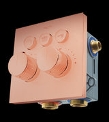 THERMOSTATIC CLICK-SELCT DIVTR W/3OUTLT - AQUANT - ( ROSE GOLD - - 0x0 mm - 0inchX0inch )
