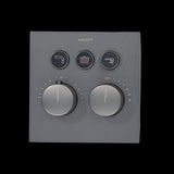 THERMOSTATIC CLICK-SELCT DIVTR W/3OUTLT - AQUANT - ( GRAPHITE GRAY - - 0x0 mm - 0inchX0inch )