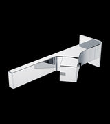 SINGLE LEVER WALL MOUNTED BASIN MIXER FOAMY BUBBLE FLOW - AQUANT - (CHROME - OBLIKUE SERIES - 0x15 mm -  0inchX0.5inch)