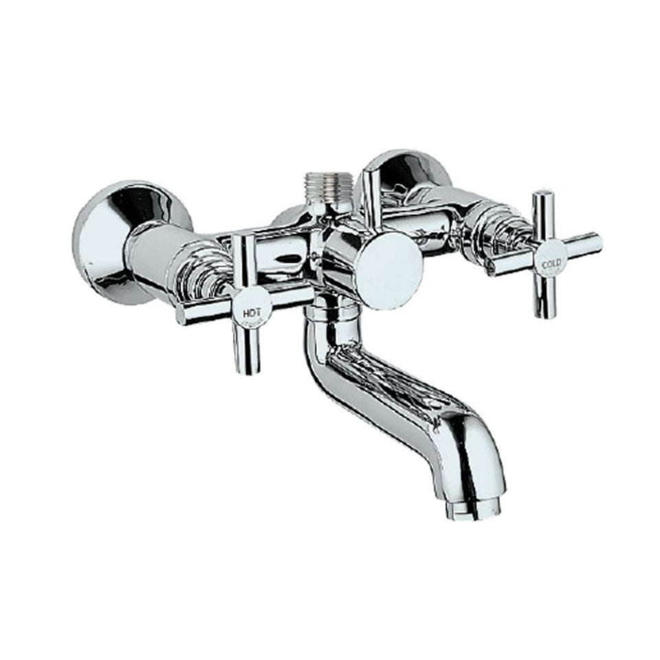 WALL MIXER W/O CRUTCH - JAQUAR FAUCETS - ( CHROME - SOLO - 0x15 mm - 0inchX0.5inch )