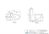 RIMLES 1P EWC S 300MM W/UF/S.CLOSE/S/CVR - JAQUAR SWARE - ( WHITE - ORNAMIX - 725x380 mm - 29inchX15.2inch )