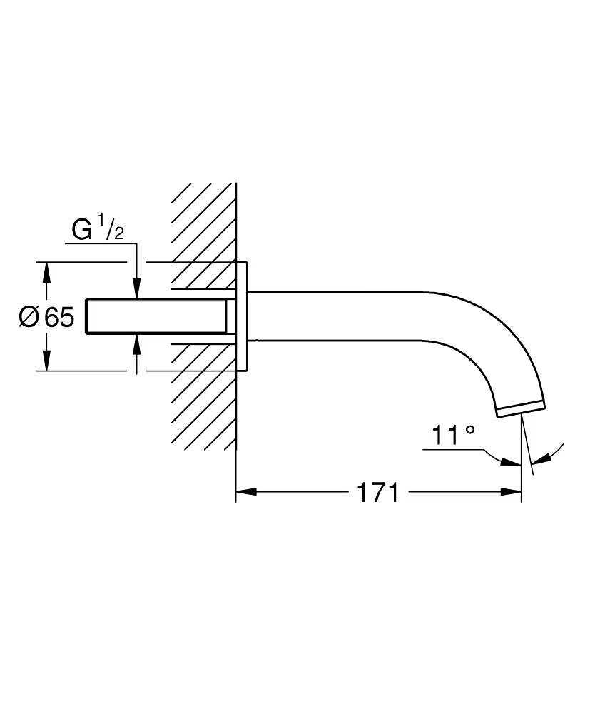 ATRIO NEW BATH SPOUT - GROHE -  ( WARM SUNSET - G5 - ATRIO NEW CLASSIC - 0x0 mm - 0inchX0inch )