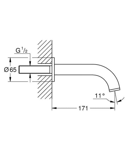 ATRIO NEW BATH SPOUT - GROHE -  ( WARM SUNSET - G5 - ATRIO NEW CLASSIC - 0x0 mm - 0inchX0inch )