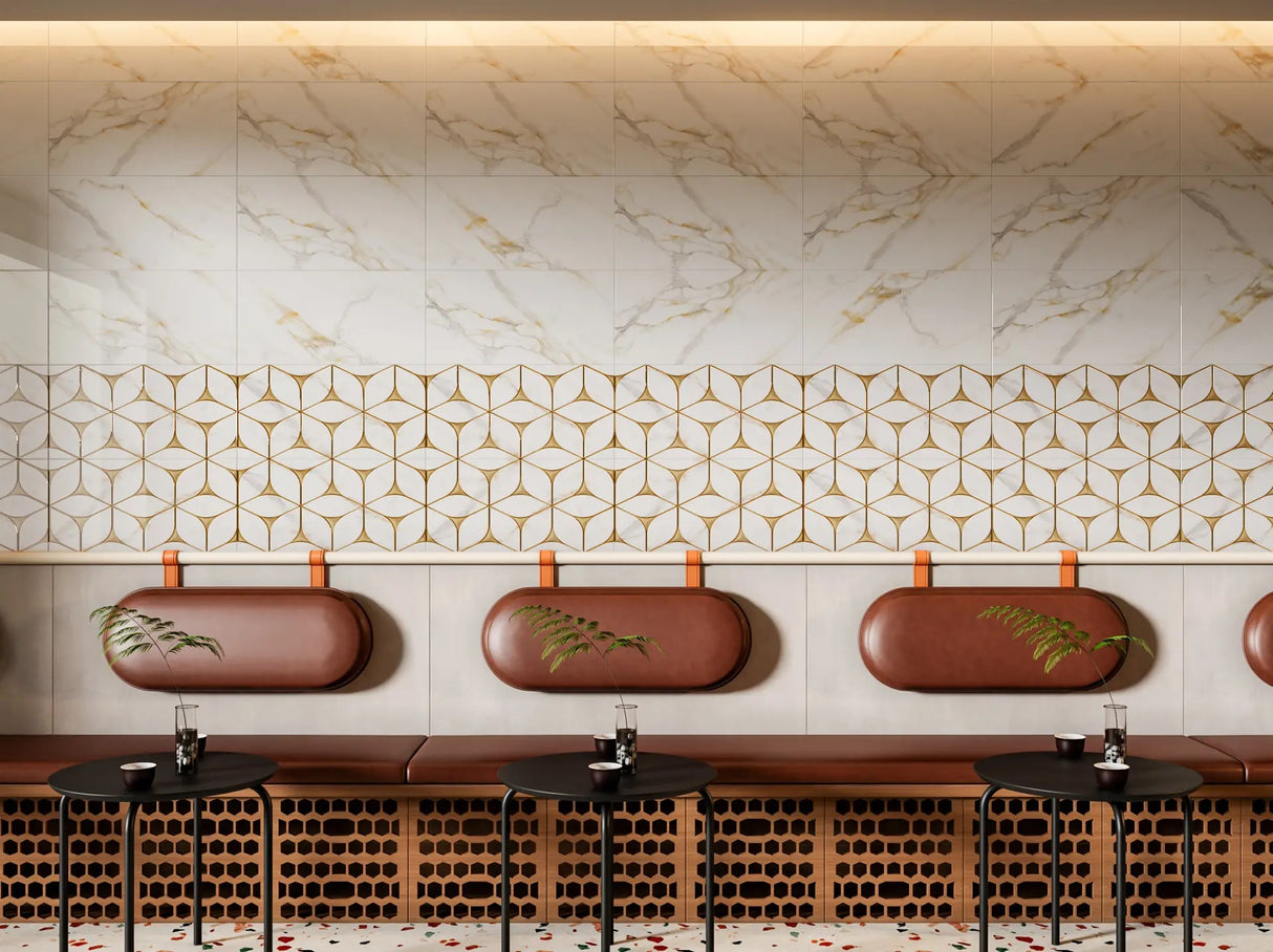 210 LIGHT - CHINA TILES -  (  - WALL METALIC - 600x300 mm - 24inchX12inch )