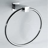 TOWEL  RING - ACQUAVIVA -  ( BLACK CHROME - SQUARE ACC. - 0x0 mm - 0inchx0inch )
