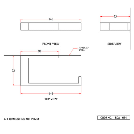 TOILET ROLL HOLDER - ACQUAVIVA -  ( BRUSHED GOLD - SQUARE ACC. - 0x0 mm - 0inchx0inch )