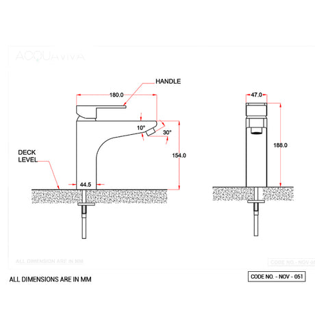 S.L. BASIN MIXER W/BRAIDED PIPES - ACQUAVIVA -  ( CHR - NEO OVAL - 0x15 mm - 0inchX0.6inch )
